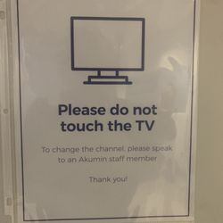 Sign on wall