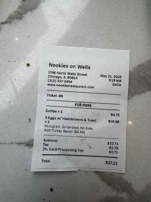 Menu photo 3 Nookies on Wells Chicago, IL