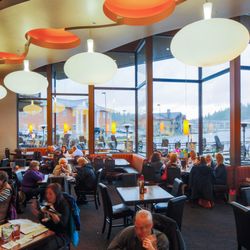 Twigs Bistro and Martini Bar - Pond and waterfall views in the entire restaurant.