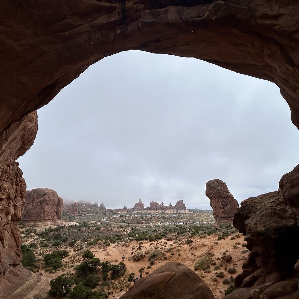 Double Arch - View from Double Arch - Hiking Near Me - Utah, Utah