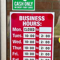 Business hours