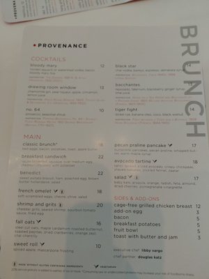 Menu photo 2 Provenance Cleveland, OH