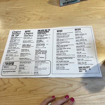 Centro - Drink menu - Cocktail Bars Near Me - Minneapolis, Minnesota