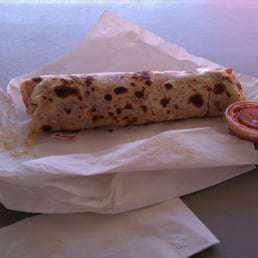 a burrito and ketchup a burrito and ketchup