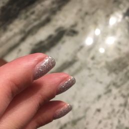 Last time I go here...every time I go, they can't even get polish on the whole nail!!!