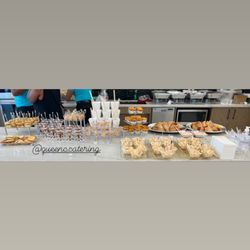 Queen C’s Catering - Appetizer Display Set Up