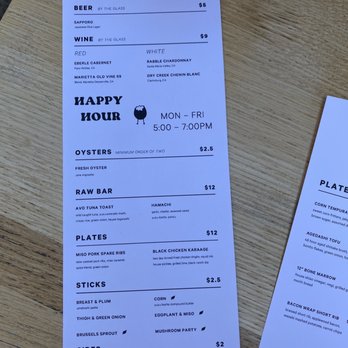 HATCH - Happy hour menu - Japanese Near Me - Los Angeles, California HATCH - Happy hour menu - Japanese Near Me - Los Angeles, California