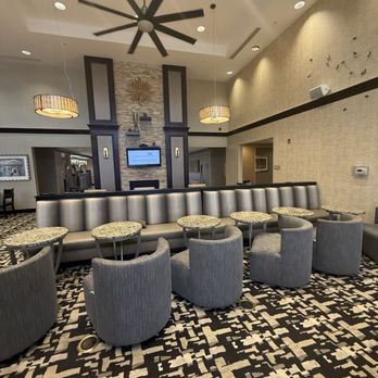 Homewood Suites by Hilton Munster - Lobby / wish the fireplace was on! But maybe broken, bc off the whole 15 nights lol - Hotels Near Me - Munster, Indiana Homewood Suites by Hilton Munster - Lobby / wish the fireplace was on! But maybe broken, bc off the whole 15 nights lol - Hotels Near Me - Munster, Indiana