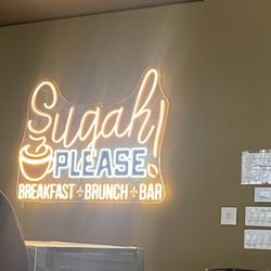 Sugah Please Coffee House - Their sign