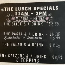 The Slice - Lunch time! A slice and a drink!