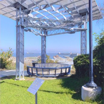 Mildred Howard Frame - Matthew Geller's "Vertical Swing" - Public Art Near Me - San Francisco, California