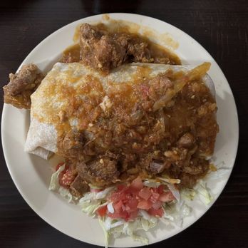 El Tepeyac Cafe - Mini Hollenbeck Burrito - Mexican Near Me - Los Angeles, California