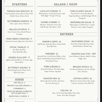 Lucille's - Menu - New American Near Me - Houston, Texas Lucille's - Menu - New American Near Me - Houston, Texas