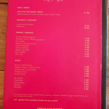 Picante - Menu Pg.4 - Peruvian Near Me - Ontario, California Picante - Menu Pg.4 - Peruvian Near Me - Ontario, California