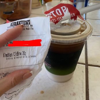 Panera Bread - Receipt and wrong size cup - Salad Near Me - San Diego, California Panera Bread - Receipt and wrong size cup - Salad Near Me - San Diego, California