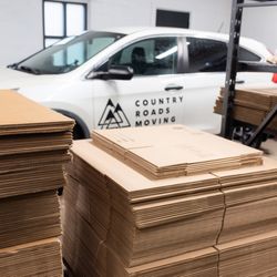 Country Roads Moving - Fully stocked with packing materials ready to assist you with your household packing needs.