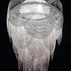Splashlight  Studio - New SLAMP chandelier on display in the showroom