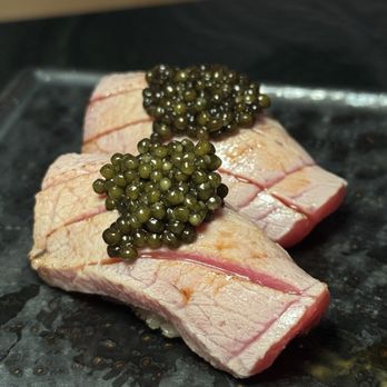 Shinn East - otoro with caviar - Sushi Bars Near Me - New York, New York Shinn East - otoro with caviar - Sushi Bars Near Me - New York, New York