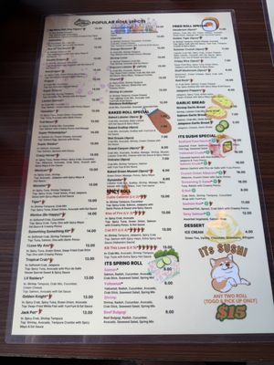 Menu photo 6 ITs SUSHI Spring Mountain Las Vegas, NV