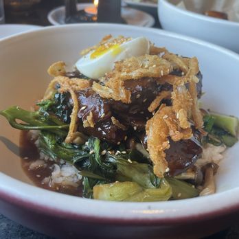 Culinary Dropout - Shortrib bowl very tasty and slightly to much sweet sauce. - New American Near Me - Indianapolis, Indiana Culinary Dropout - Shortrib bowl very tasty and slightly to much sweet sauce. - New American Near Me - Indianapolis, Indiana