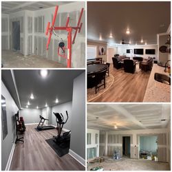 G&G Property Solutions  - Finished out the full basement. Now it's ready to host game night!