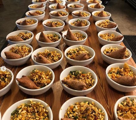 Catering Service - We offer plant based Indian drop and go catering services. Menus customized based on your event needs.