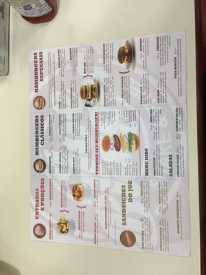 Menu photo 2 Joe Burger São Paulo, SP