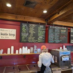The Inside Scoop - Menu