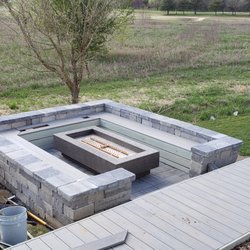 Bruce Building & Landscapes - Sunken gas firepit