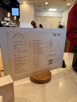 Menu photo 8 Broken Coffee - Spring Mountain Las Vegas, NV