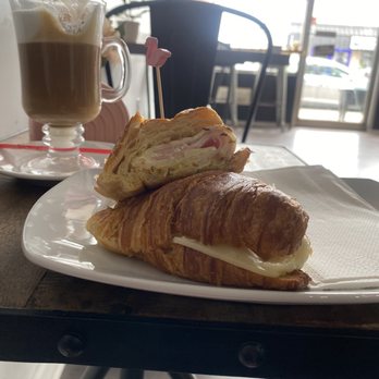 Sweet Love Cafe - Ham and cheese croissant - Coffee & Tea Near Me - Belleville, New Jersey Sweet Love Cafe - Ham and cheese croissant - Coffee & Tea Near Me - Belleville, New Jersey