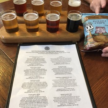 Devils Backbone Brewing Company - Double flight - Brewpubs Near Me - Lexington, Virginia Devils Backbone Brewing Company - Double flight - Brewpubs Near Me - Lexington, Virginia