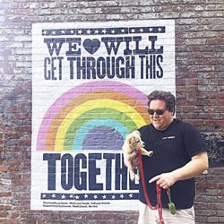 We Will Get Through This Together Mural