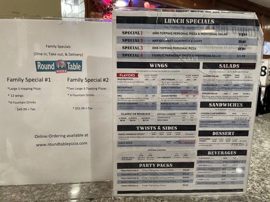 Menu photo 1 Round Table Pizza Lakewood, CA Menu photo 1 Round Table Pizza Lakewood, CA