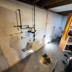 Micklow's Clean Coats - Before basement reseal