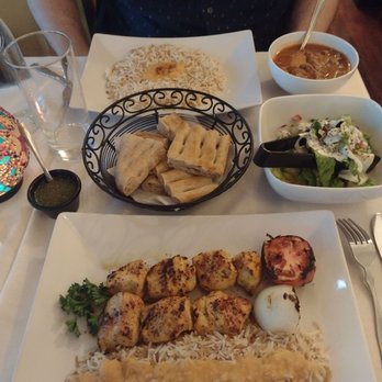 Sansom Kabob House - a plate of food on a table - Afghan Near Me - Philadelphia, Pennsylvania Sansom Kabob House - a plate of food on a table - Afghan Near Me - Philadelphia, Pennsylvania