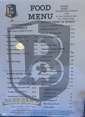 Menu photo 3 Brennan's Marina Del Rey, CA Menu photo 3 Brennan's Marina Del Rey, CA