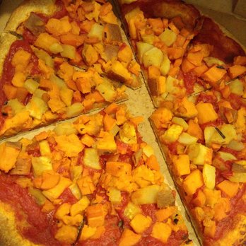 The Root Cafe - Root pizza: sweet potato, carrots, turnip over marinara sauce. No cheese! So tasty! - Coffee & Tea Near Me - Lakewood, Ohio The Root Cafe - Root pizza: sweet potato, carrots, turnip over marinara sauce. No cheese! So tasty! - Coffee & Tea Near Me - Lakewood, Ohio