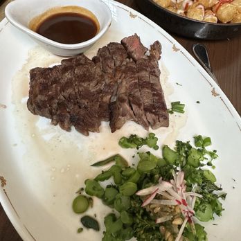 Succotash Prime - Steak 6/10. A bit fatty. Could have been a bit bigger for the three of us... or make the plate smaller? Felt like a strange presentation. - Southern Near Me - Washington, DC, District of Columbia Succotash Prime - Steak 6/10. A bit fatty. Could have been a bit bigger for the three of us... or make the plate smaller? Felt like a strange presentation. - Southern Near Me - Washington, DC, District of Columbia