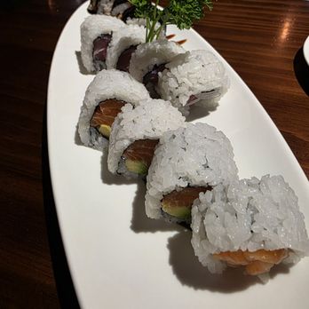 Sushi One Spot - Cut rolls come in 4 piece for the AYCE menu.  They're filled with a decent amount of fish with minimal rice.  Just a little bland. - Sushi Bars Near Me - Montclair, California