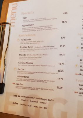 Menu photo 5 Egghead Sando Cafe San Jose, CA