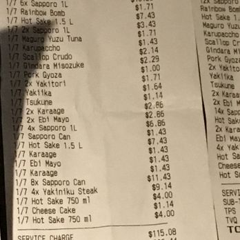 Imadake - The scam that is Imadake. Trying to charge us $115 in service charges on a $91 bill - Japanese Near Me - Montreal, Quebec Imadake - The scam that is Imadake. Trying to charge us $115 in service charges on a $91 bill - Japanese Near Me - Montreal, Quebec