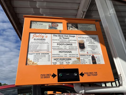 Menu photo 1 Jolly's Drive-In Hamilton, OH