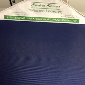 Courtesy Cleaners - Photo - Dry Cleaning Near Me - Richmond, British Columbia