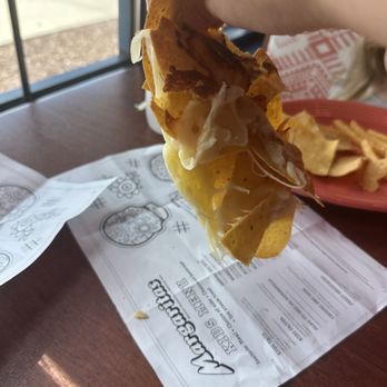 Margaritas Mexican Restaurant - The Nachos (kids meal) hard lump of burnt chips. Non - edible/ choking hazard for kids. - Mexican Near Me - Framingham, Massachusetts Margaritas Mexican Restaurant - The Nachos (kids meal) hard lump of burnt chips. Non - edible/ choking hazard for kids. - Mexican Near Me - Framingham, Massachusetts