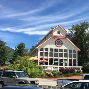 Basecamp Brewing - Distinctive building with red roof, easy to find on Main Street! It's a renovated old saw mill. - Brewpubs Near Me - Lincoln, New Hampshire Basecamp Brewing - Distinctive building with red roof, easy to find on Main Street! It's a renovated old saw mill. - Brewpubs Near Me - Lincoln, New Hampshire
