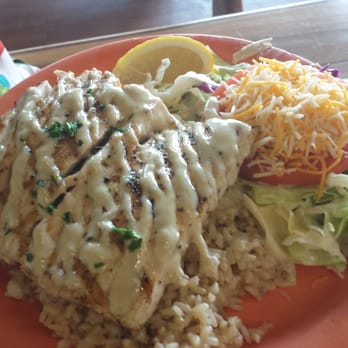 Coconuts Fish Cafe - Mahi mahi Fish with Brown rice - Seafood Near Me - Kihei, Hawaii