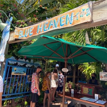 Blue Heaven - Restauran entrance - Breakfast & Brunch Near Me - Key West, Florida
