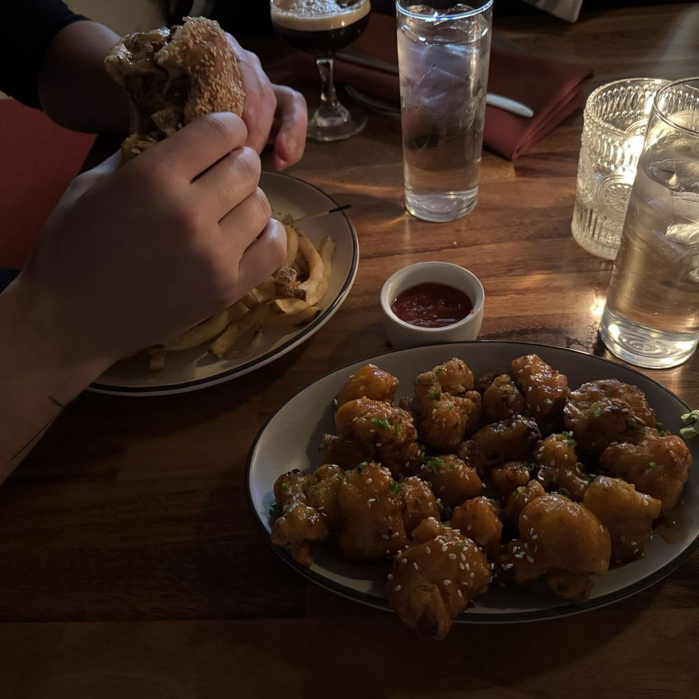 The Side Bar - Didn't get enough had to come back! Their burger is 5  and their cauliflower  we got same thing as last time - Vegetarian Near Me - Doylestown, Pennsylvania