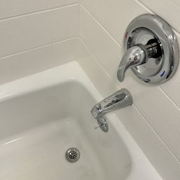 Clean new bathroom